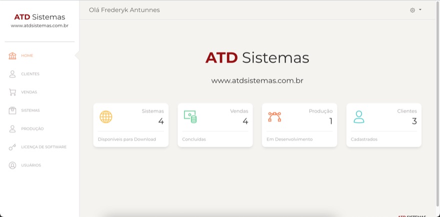 Sistema de gestão de licenciamento